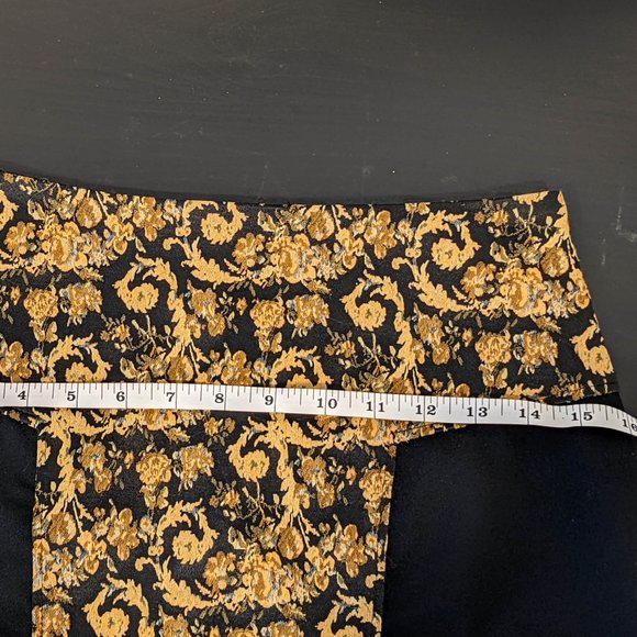 Black Gold High-Waisted Pencil Skirt Canadian Designers Annie 50 XS - Picture 10 of 11